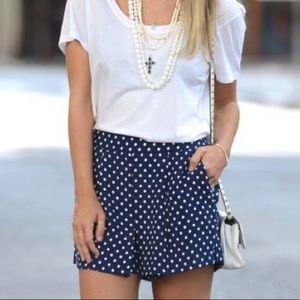 Zara polka dot shorts